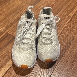 NOBULL Textured Cream Sneakers